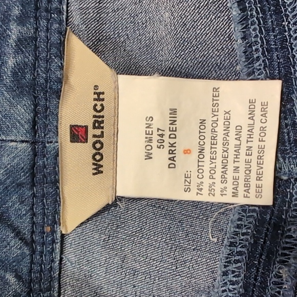Woolrich women's vintage denim skirt size 8 - Picture 8 of 13